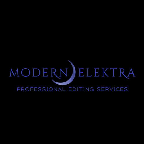 Modern Elektra Logo - Square - Black Background - 500 x 500